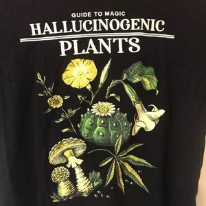 Guide To Hallucinogenic Plants Crop Top Rock Rose XL